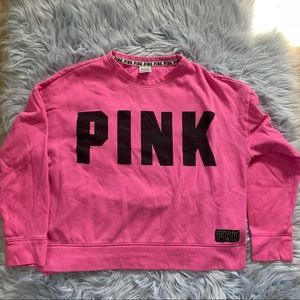 VS Logo Pink Sweatshirt Size Small